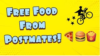 How To Get Free Food From Postmates 2020!! 100% Working!