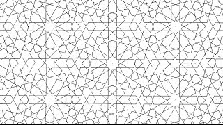 Geometric drawing - Large geometry composition