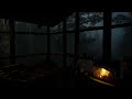 Cozy Cabin in the forest at Night with Rain sounds for Study, Sleep & Relax