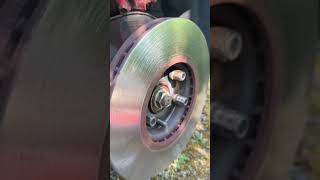 How to resurface a brake rotor diy for free with sand paper