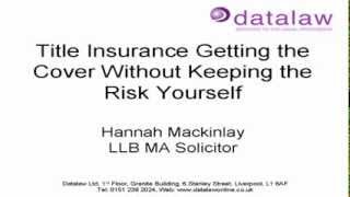 Title Insurance Getting the Cover Without Keeping the Risk Yourself