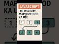 ✅JavaScript array.map() Method Explained 🔥| codingclash | #javascript #codingbat