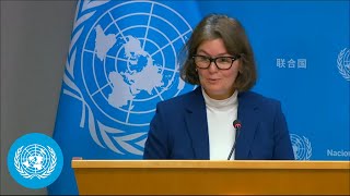 Occupied Palestinian Territory, Syria \u0026 other topics Daily Press Briefing | United Nations