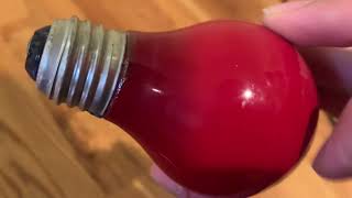 Westinghouse red 25w 250v incandescent light bulb