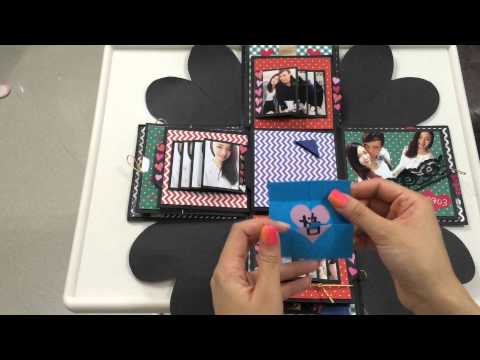 Explosion box / birthday box / diy / handmade / falling card Explosion box / birthday box / diy / handmade / falling card