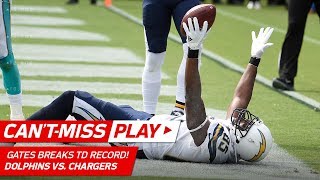History is Made: Antonio Gates Breaks the Tight End TD Record! | Can't-Miss Play | NFL Wk 2
