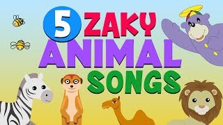 5 Zaky Animal Songs For Kids - Muslim Cartoons