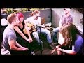 Freak On A Leash - Acoustic LIVE Cover - Chloe Boleti & Damien Kavanagh (The Roof Sessions)