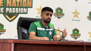 Babar Azam press conference before leaving india for ICC Cricket world cup 2023
