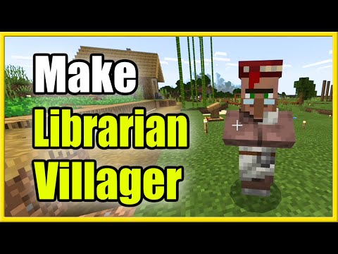 How to Make a Librarian Villager in Minecraft (Best Tutorial)