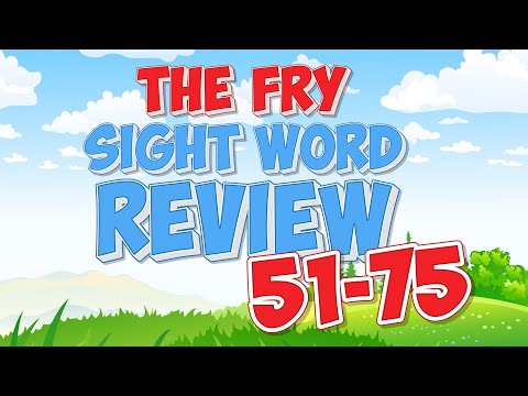 Fry Sight Word Review 51 75 Jack Hartmann