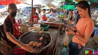 ตลาดแลงไซยะบูลี สปป.ลาว Xayaboury, Laos.