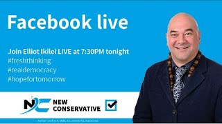 Join Deputy Leader, Elliot Ikilei, LIVE at 730 PM