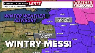 Wintry Mix Friday Before Scattered Light Snow This Weekend