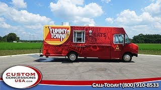 Yummy Town Food Truck Built By Custom Concessions