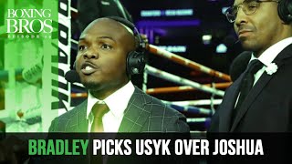 Timothy Bradley thinks Usyk will defeat Joshua
