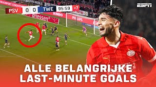 Alle BELANGRIJKE LAST-MINUTE GOALS in de Eredivisie 2023/24 ⏰🤯