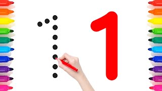숫자세기 | 유아영어교육 1부터 10까지 숫자쓰기 Learn to write Numbers 영어숫자놀이