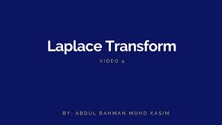 LAPLACE TRANSFORM USING DEFINITION (EXPONENTIAL FUNCTION)