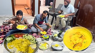 ਨਵੇਂ ਤਰੀਕੇ ਨਾਲ ਬਣਾਈ ਕੜੀ, kadi Chawal making New Style 🤤😍