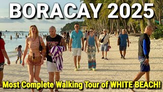 The BEST of BORACAY 2025: White Beach Station 3 to 1 Walking Tour + Diniwid Beach | Philippines