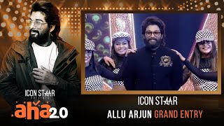 Icon Staar Allu Arjun Grand Entry At aha 2.0