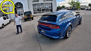 Dodge Dealership Customers React to my AWD Hellcat Magnum!!!