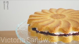 ヴィクトリアケーキのレシピ＊Victoria Sandwich＊