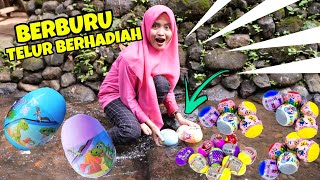 BERBURU TELUR BERHADIAH ASYIK DI SALURAN PENGAIRAN | CHIKAKU FAMILY