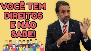 QUAIS OS DIREITOS QUE VOCÊ TEM E NÃO SABE?  | JORGE LORDELLO