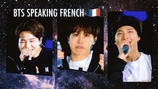 [ENG SUB] BTS speaking French І 20190607