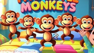 Five Little Monkeys Jumping on the Bed | cocokids Nursery Rhymes \u0026 Kids Songs