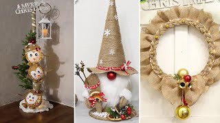 6 Diy Jute craft Christmas decorations ideas 2023🎄Christmas Decor 🎄🎄