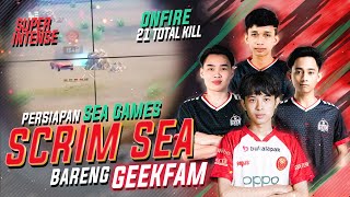 JALIN CHEMISTRY UNTUK SEA GAMES !! TEAM UHIGH ONFIRE 21 TOTAL KILL DI SCRIM SEA !! UHIGH PUBG MOBILE