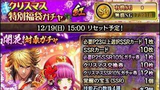 戦国炎舞　クリスマスガチャ・特別福袋　紅