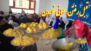 روز برفی🌨❄️ و مهمانوازی آقای علیزاده🍲🥗