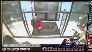 Video shows accused arsonist tackled before setting fire