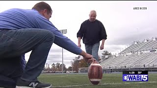 WABI Archives: Brian Sullivan and Chris Ewing try out for Maine football