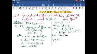 Enjoy Q15 of Ex5.2 (Class 10 NCERT)