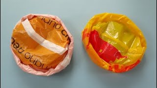 超カンタン！ビニール袋フリスビー　Super Easy! Plastic Bag Frisbee