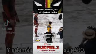 a Deadpool no le gustó el nuevo traje de Wolverine  #deadpool3 #wolverine #deadpool #marvel