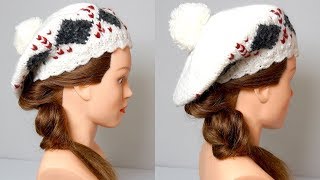 3분 완성! 니트베레모와 어울리는 헤어스타일링/ EASY Hairstyles for Winter Hat