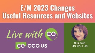 E/M 2023 Changes - Useful Resources and Websites