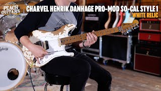 No Talking...Just Tones | Charvel Artist Henrik Danhage Pro-Mod So-Cal Style 1 White Relic