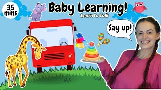 Baby Learning s - Learn To Talk First Words, Animals, Nursery Rhymes & More Baby