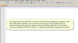 Perl tutorial: Input, Output and Files (Lesson 4)