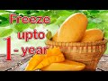 How to freeze mangoes | store mangoes without preservatives | enjoy mango shake round the year