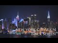 (Black Screen) New York City rain sounds | sounds for sleeping
