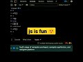 Hello JavaScript | javascript tutorial #shorts #html #javascript