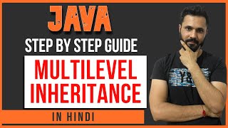 Java tutorial in Hindi for beginners #48 Multilevel Inheritance in Hindi | multi-level inheritance